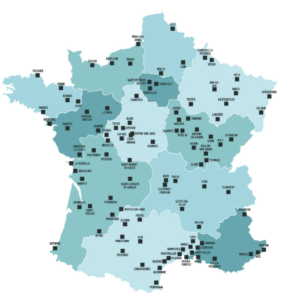 Zones Loi Malraux, carte France